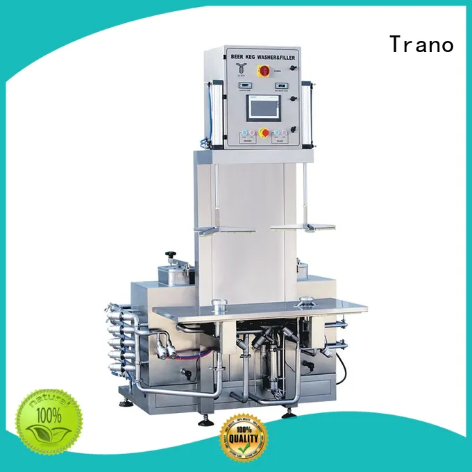 Trano practical keg cleaning machine with good price for beverage factory
