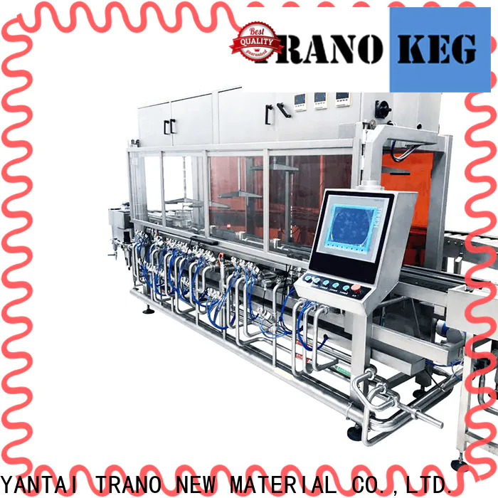 Trano keg cleaning and filling machines manufacturer for food shops
