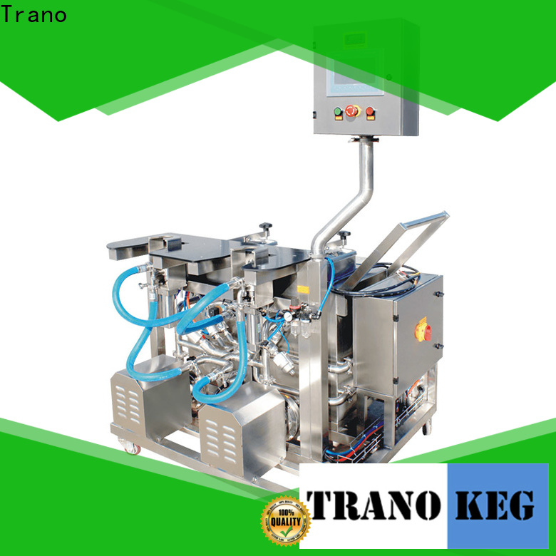 Trano automatic keg washer and filler factory direct supply for beverage factory