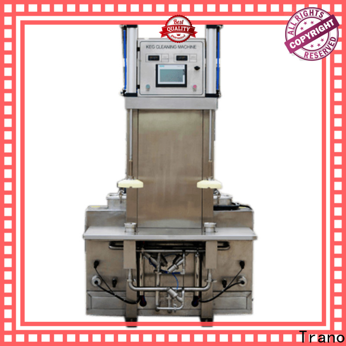 Trano semi-automatic keg washing machine supplier for beverage factory