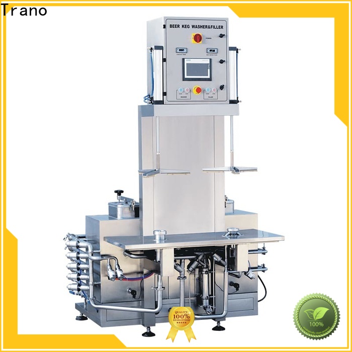 Trano advanced beer keg cleaning machine factory direct supply for food shops