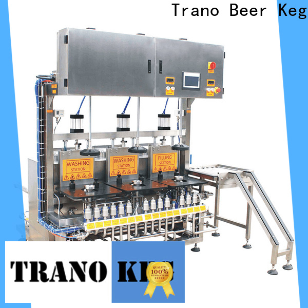 Trano advanced beer keg filling equipment wholesale for beverage factory
