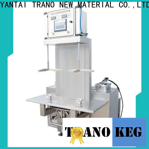 Trano automatic Beer Keg Three Heads Semi-Automatic Washer manufacturer for beverage factory