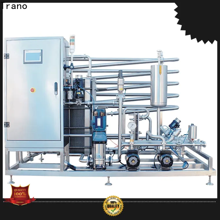 Trano advanced beer pasteurizer factory price for food shops