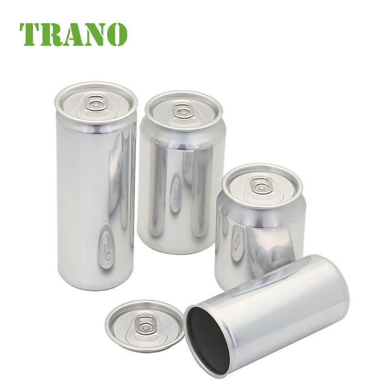 Empty Blank Custom Printed Beverage Aluminum Juice Cans Sleek 330ml