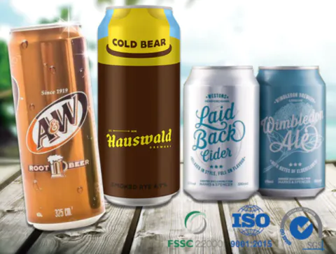 Custom Aluminum Cans for Drinks with Appealing Printing