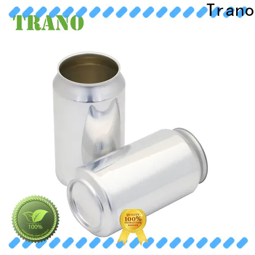 Trano Good Selling empty soda can without opening company