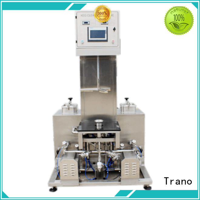 Trano semi-automatic Beer Keg Three Heads Semi-Automatic Washer manufacturer for food shops