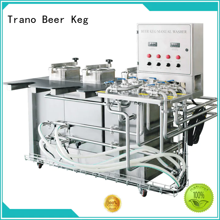 Trano semi-automatic beer keg washing machine manufacturer for beer